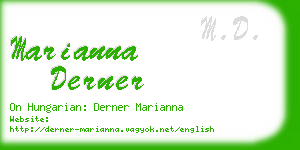 marianna derner business card